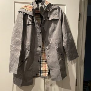 Brand new with Tag: Women’s Grey rain coat